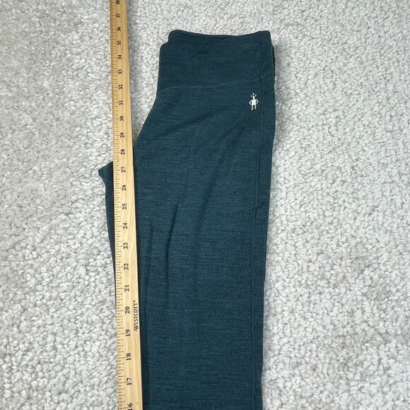 Smartwool Merino 250 Base Layer Legging Deep Teal Green Heather - Picture 9 of 11